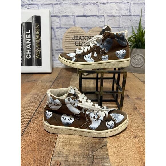 Converse x Comme des Garcons Play CDG Hi Pro Heart women’s 6.5 - Picture 12 of 12